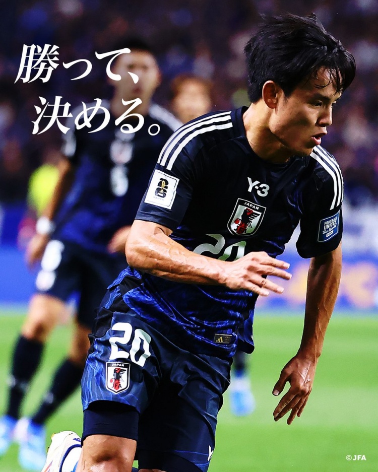 日本隊曬久保建英等球員海報預熱對陣巴林，獲勝將提前出線